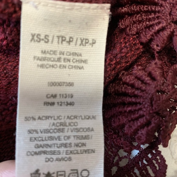 (2for$20) Garage XS-SM Knit Long sleeve - Picture 5 of 6